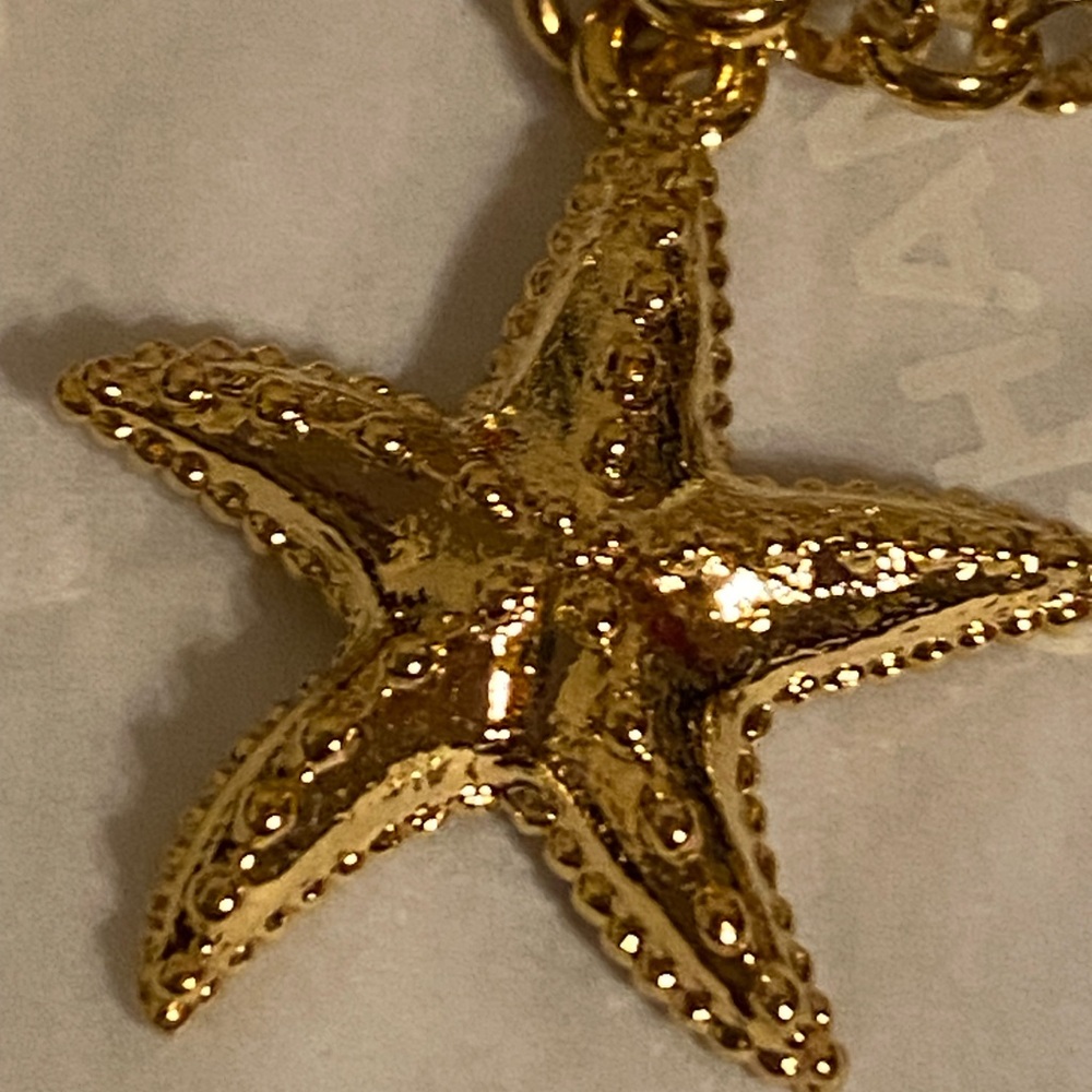 New authentic Chanel Gold and Blue Charm Bracelet - Picture 13 of 15